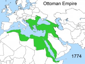 Territorio del Imperio Otomano en 1974
